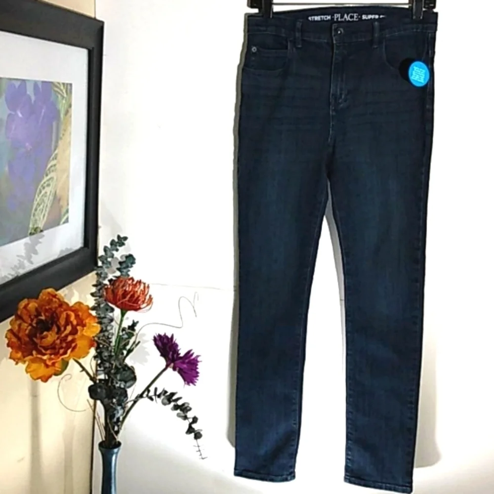 THE CHILDREN'S PLACE NWT SUPER SKINNY STRETCH JEANS SIZE 14 GIRLS